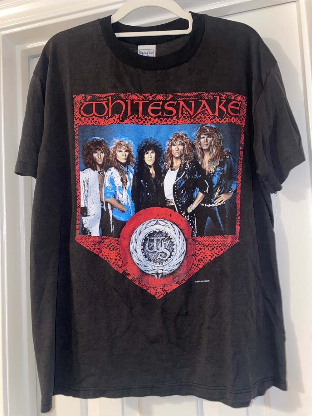 Whitesnake Black Graphic Band T-Shirt